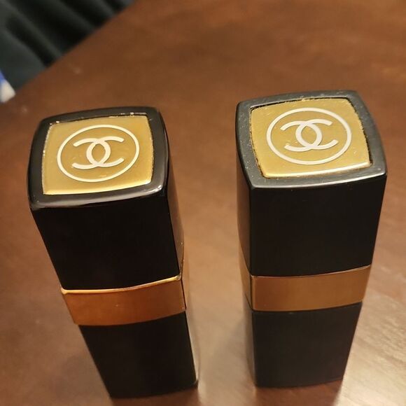 Chanel No 5 Eau De Cologne 2 Vintage Reusable Spray Bottle Cases 1.5oz Each - Picture 2 of 8